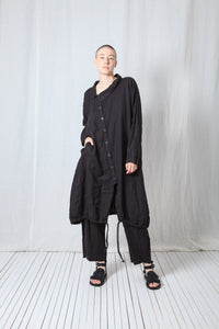Distorted Oversize Coat_Linen
