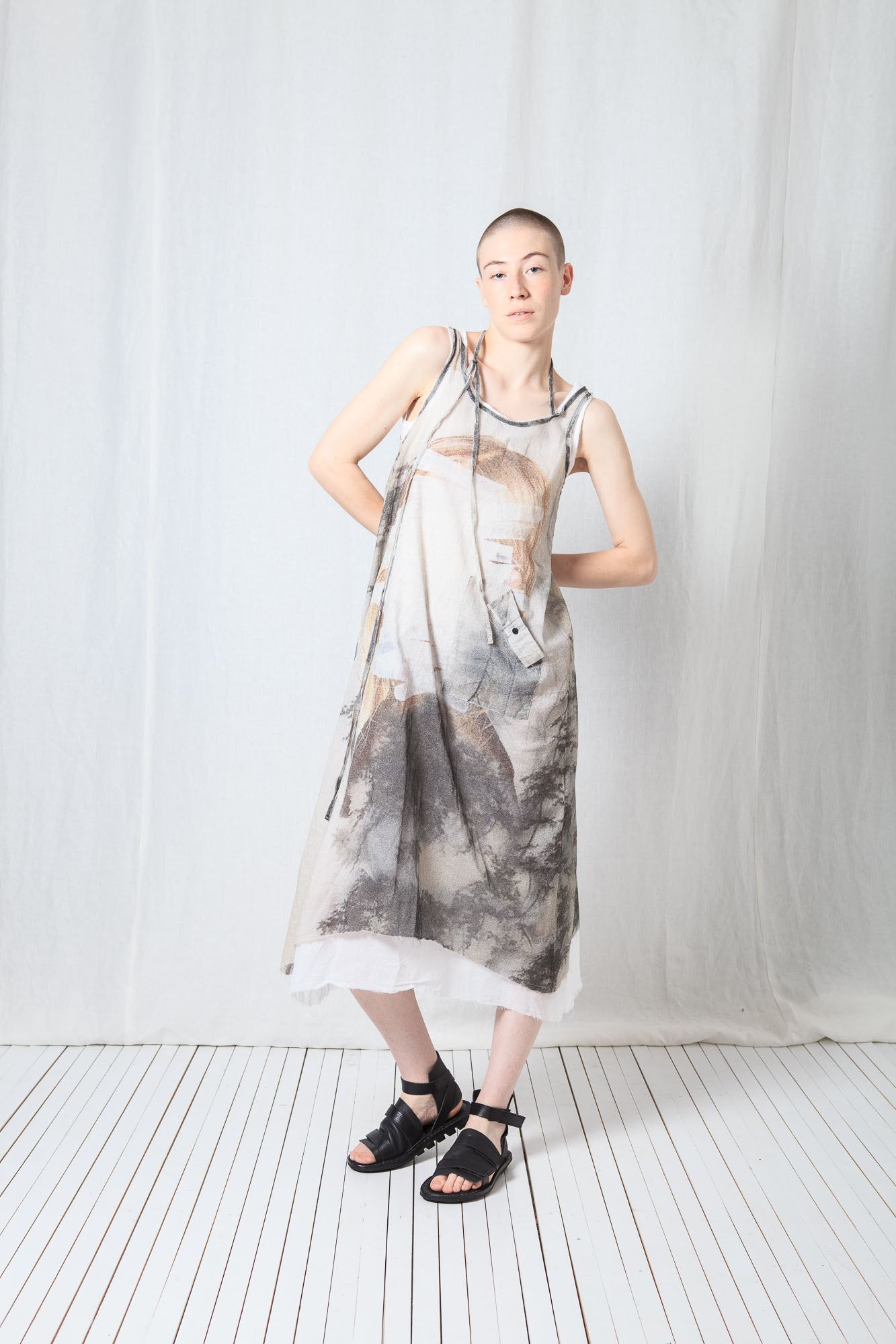 Layered Dress_Sheer Cotton Voile