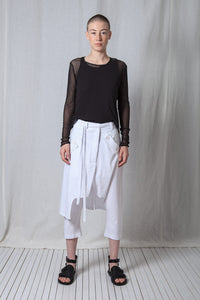 Skirt Trousers_Light Techno Cotton