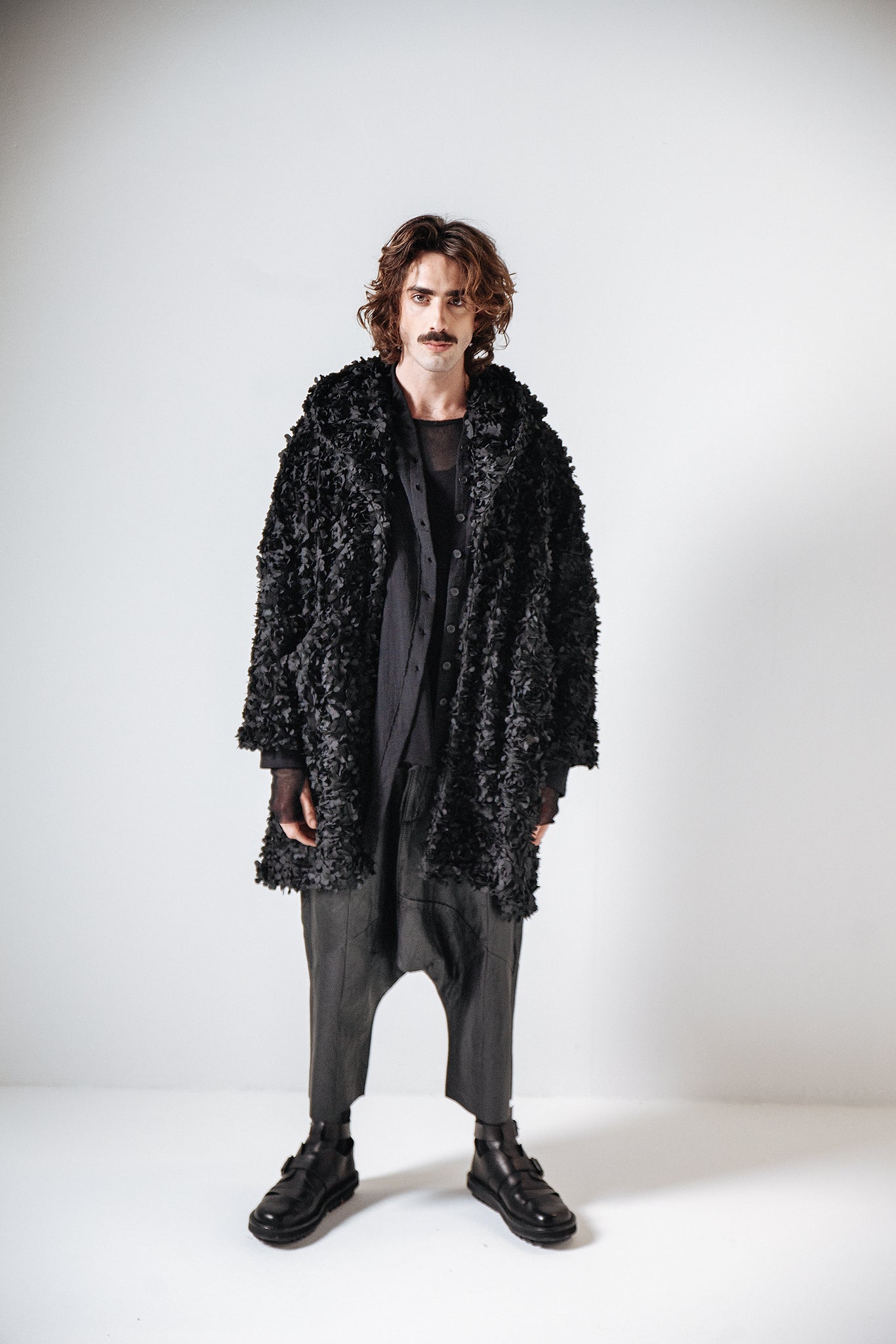 Oversize Coat_Leaf Stretch