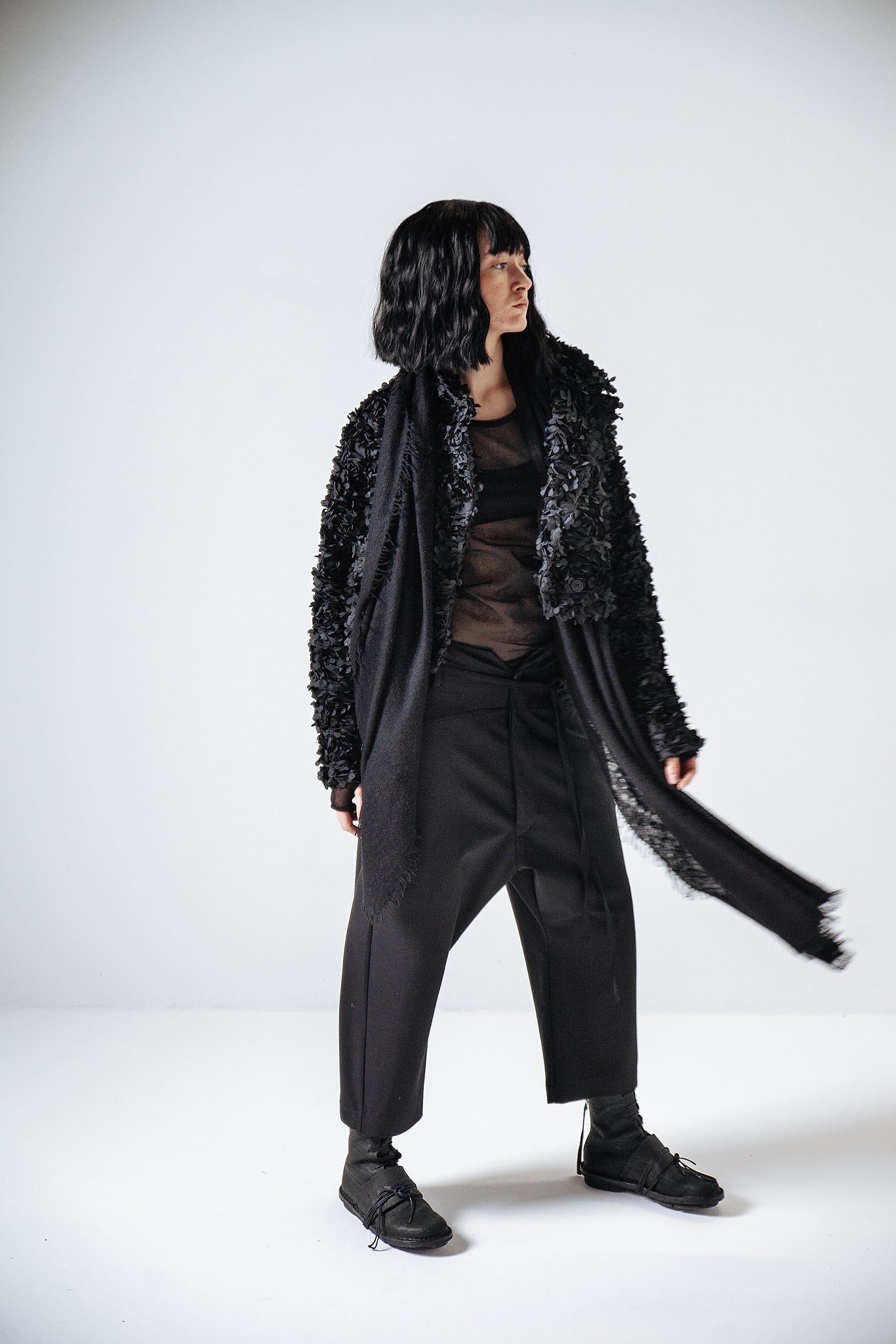 Boxy Jacket_Leaf Stretch