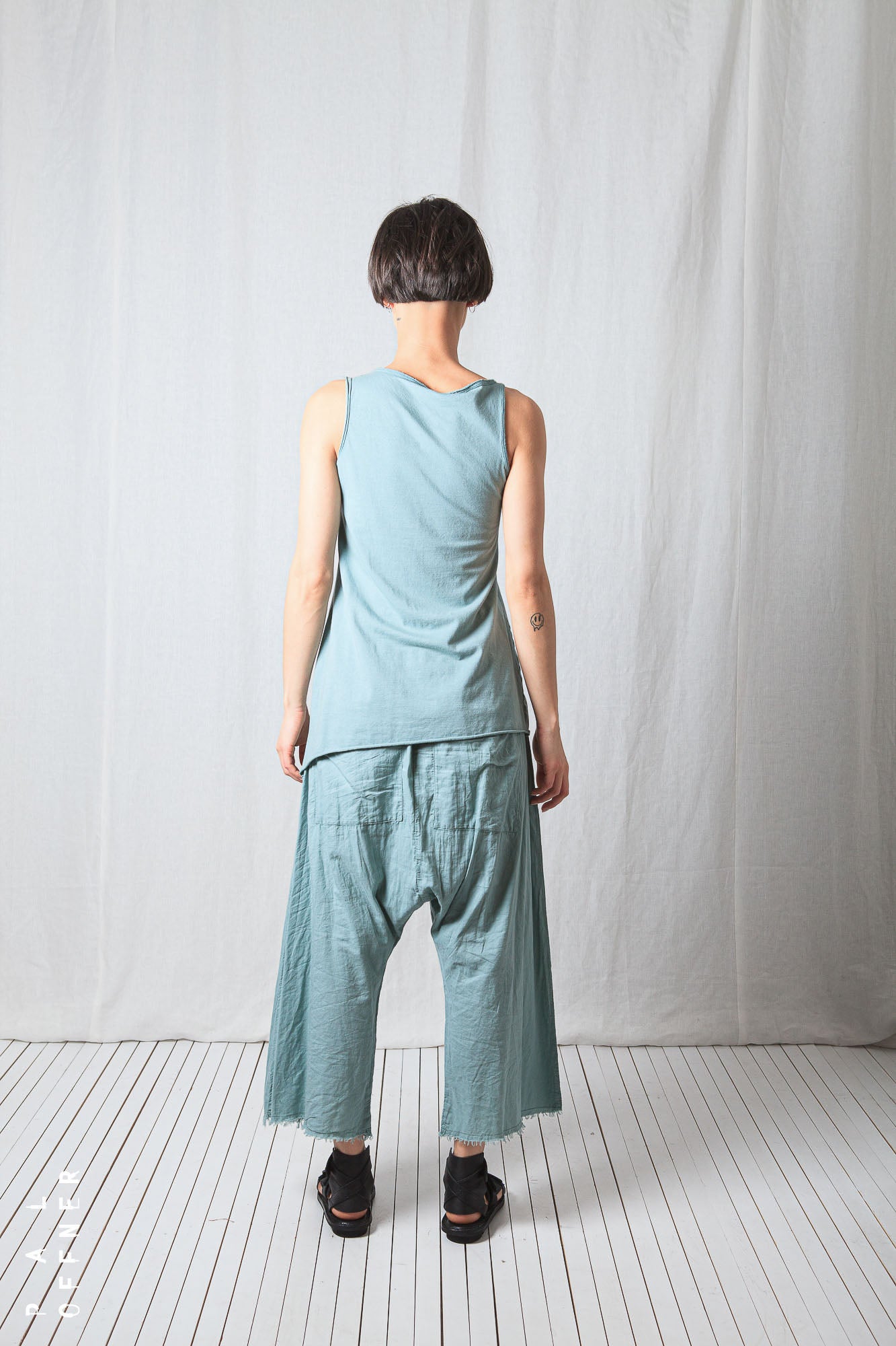 Asymmetric Tank-Top_Cotton Jersey