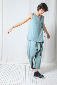 Asymmetric Tank-Top_Cotton Jersey