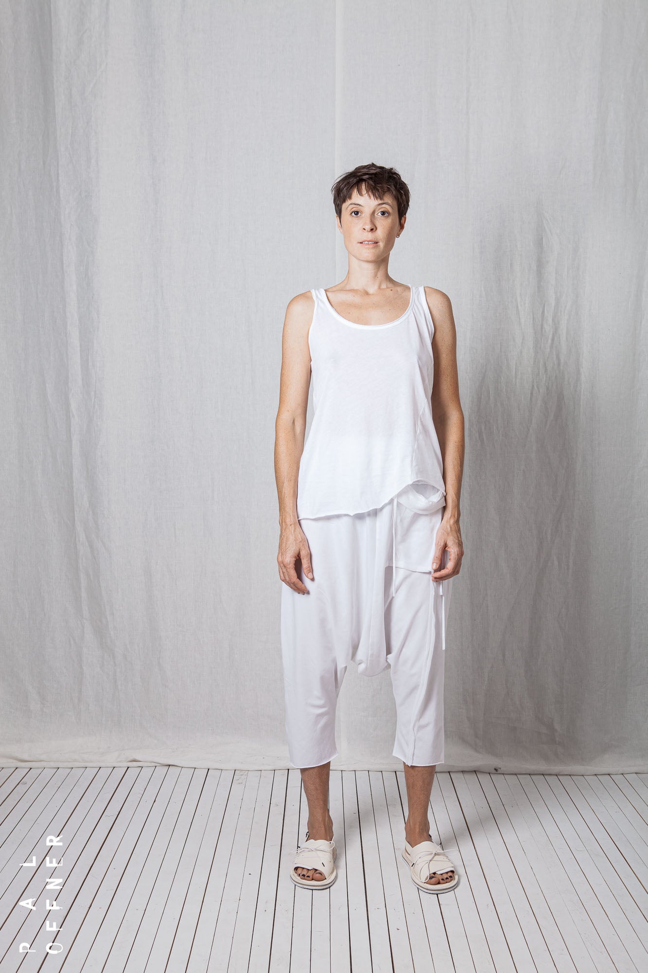 Asymmetric Tank-Top_Organic Cotton Jersey