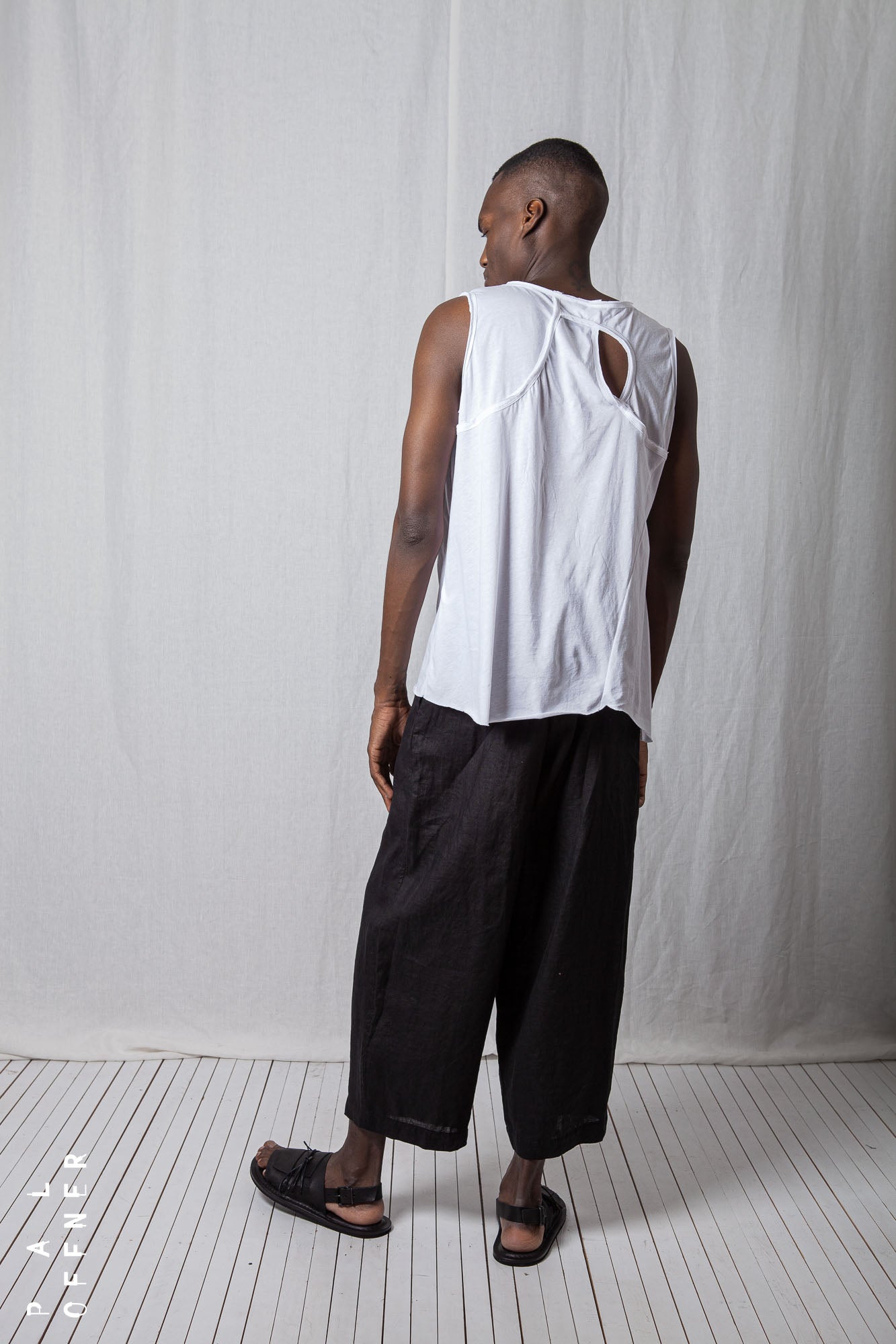 Asymmetric Tank-Top_Organic Cotton Jersey
