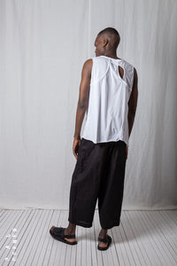 Asymmetric Tank-Top_Organic Cotton Jersey