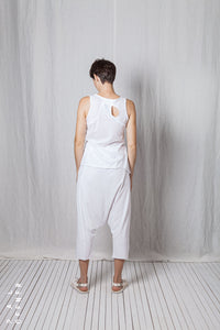 Asymmetric Tank-Top_Organic Cotton Jersey