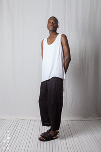 Asymmetric Tank-Top_Organic Cotton Jersey