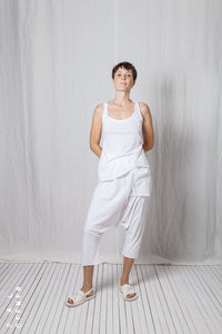 Asymmetric Tank-Top_Organic Cotton Jersey