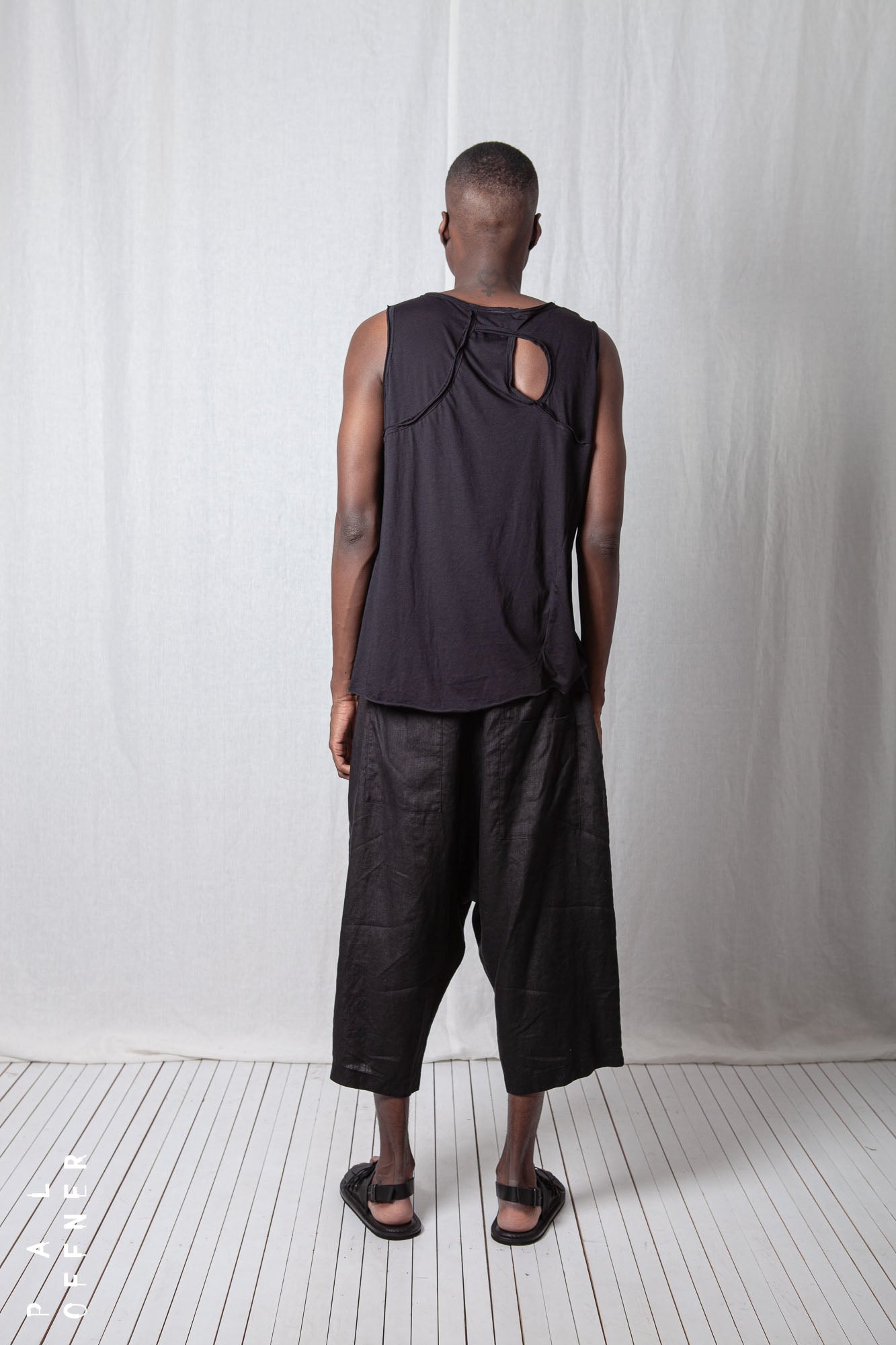 Asymmetric Tank-Top_Organic Cotton Jersey