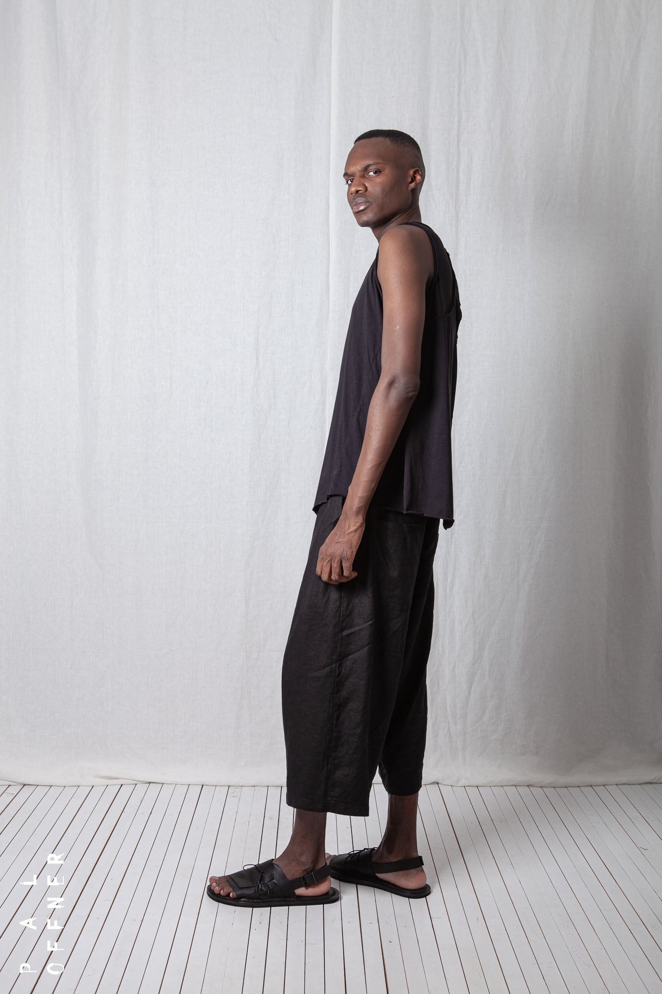 Asymmetric Tank-Top_Organic Cotton Jersey