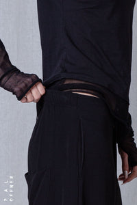 Ballon Fit Trousers_Crêpe Georgette