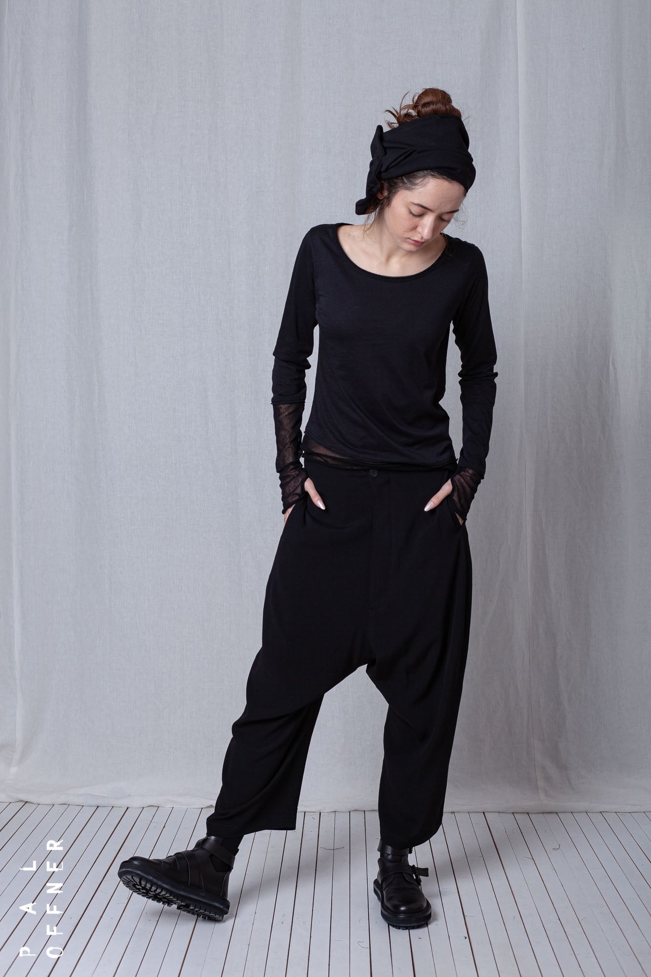 Ballon Fit Trousers_Crêpe Georgette