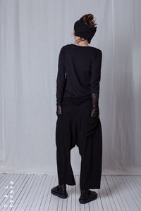 Ballon Fit Trousers_Crêpe Georgette