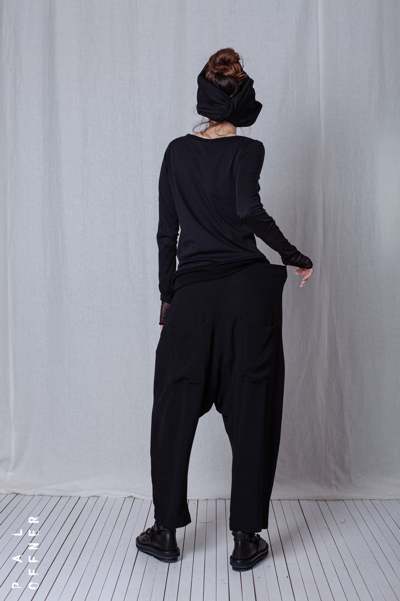 Ballon Fit Trousers_Crêpe Georgette