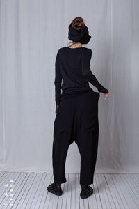 Ballon Fit Trousers_Crêpe Georgette