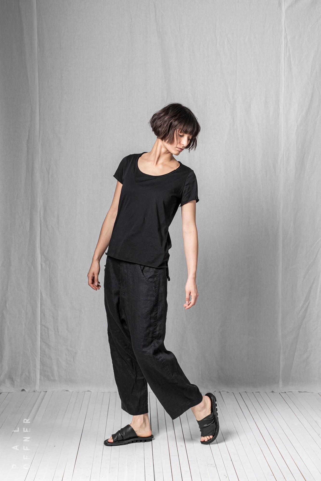 Balloon-Fit Trousers_Linen