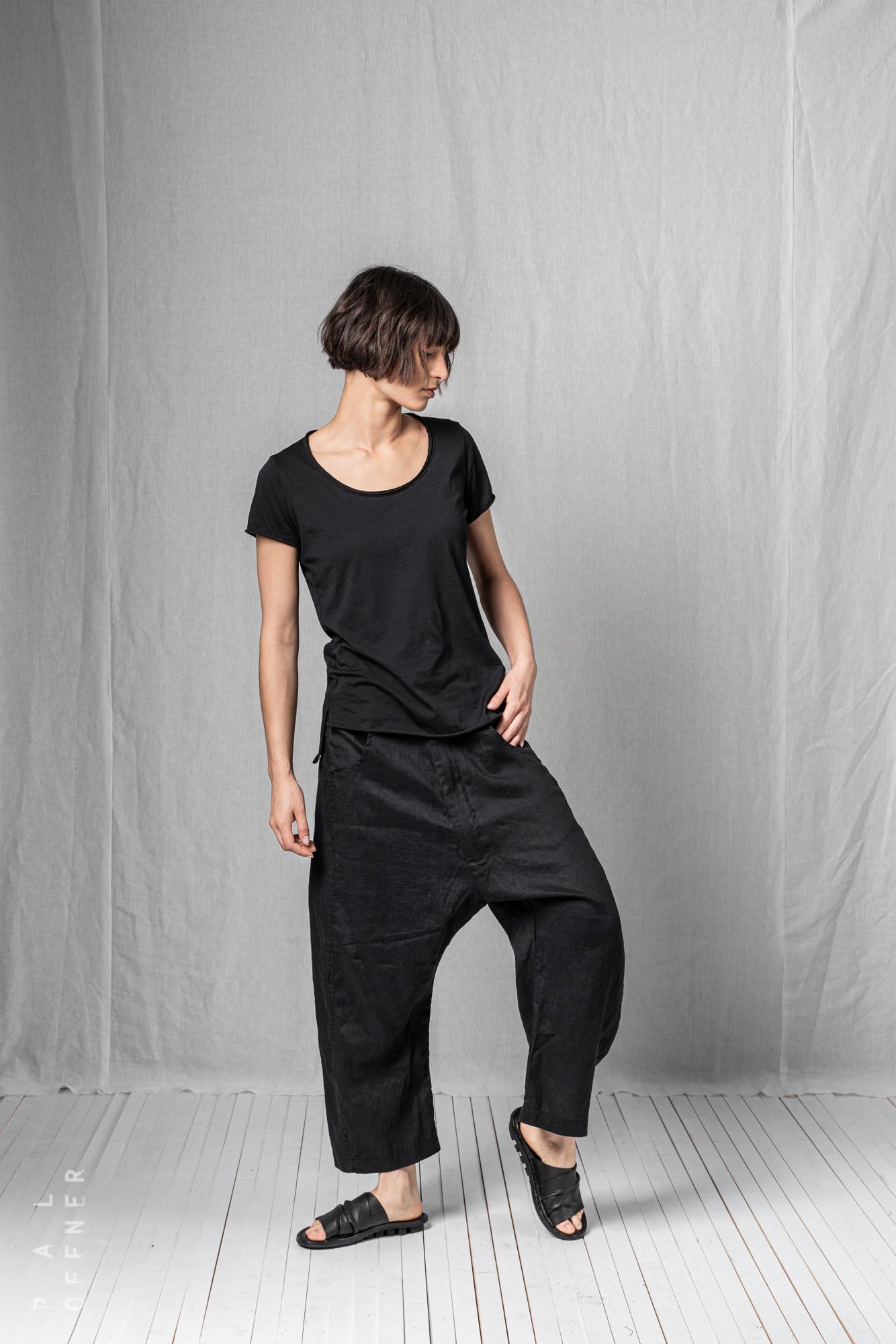 Balloon-Fit Trousers_Linen