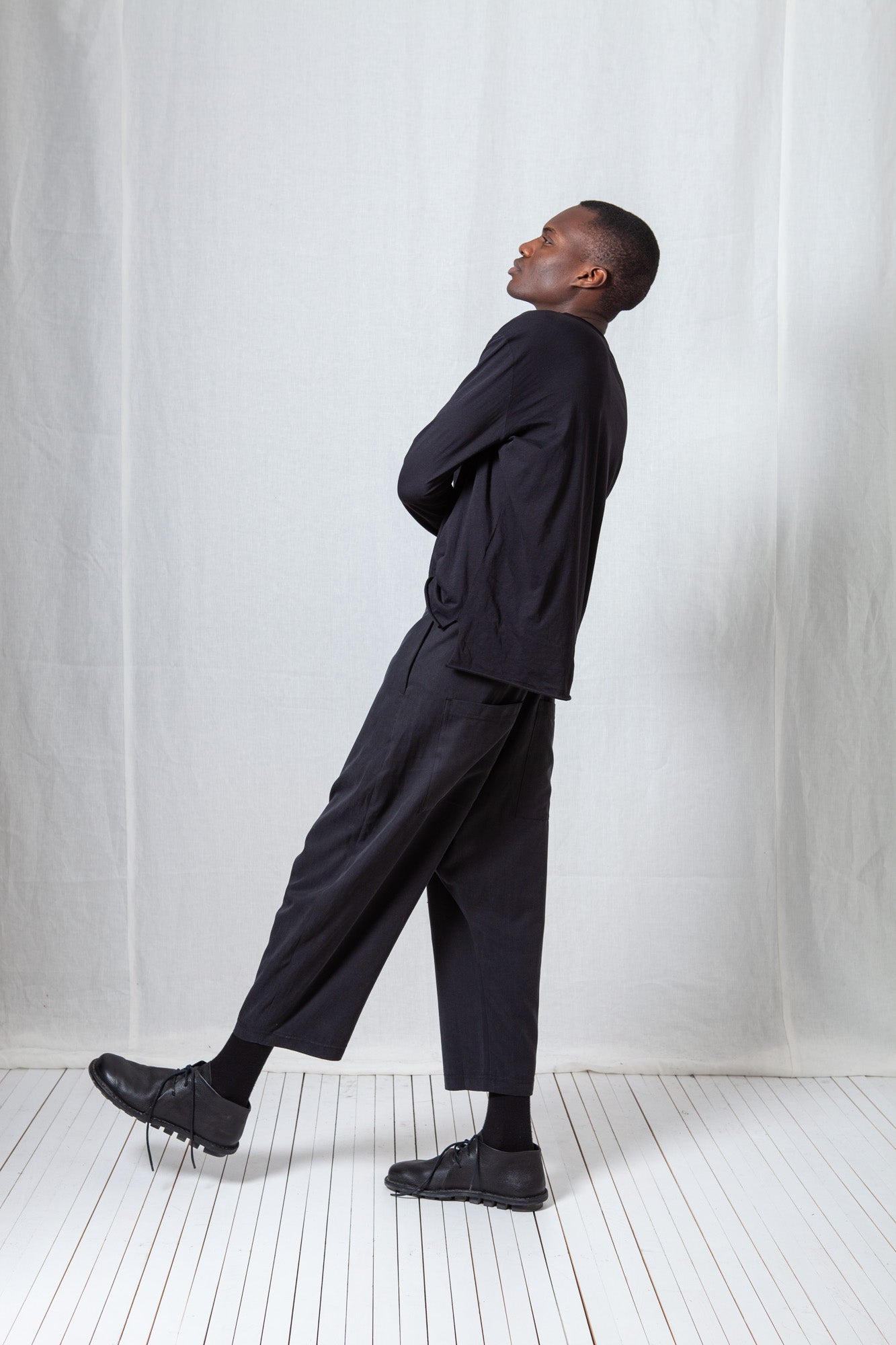 Balloon Fit Trousers_Fluid Tencel