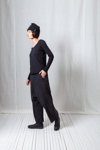 Balloon Fit Trousers_Fluid Tencel