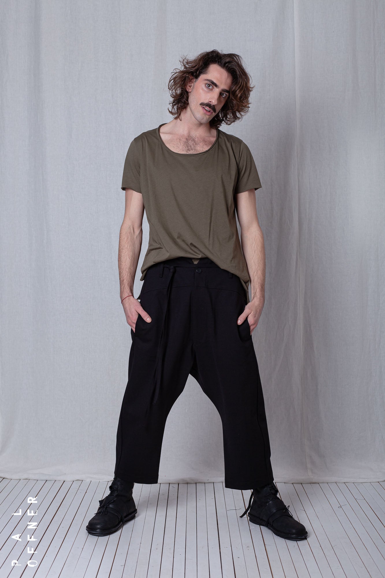 Balloon Fit Trousers_Luxury Bi-Stretch Tricot