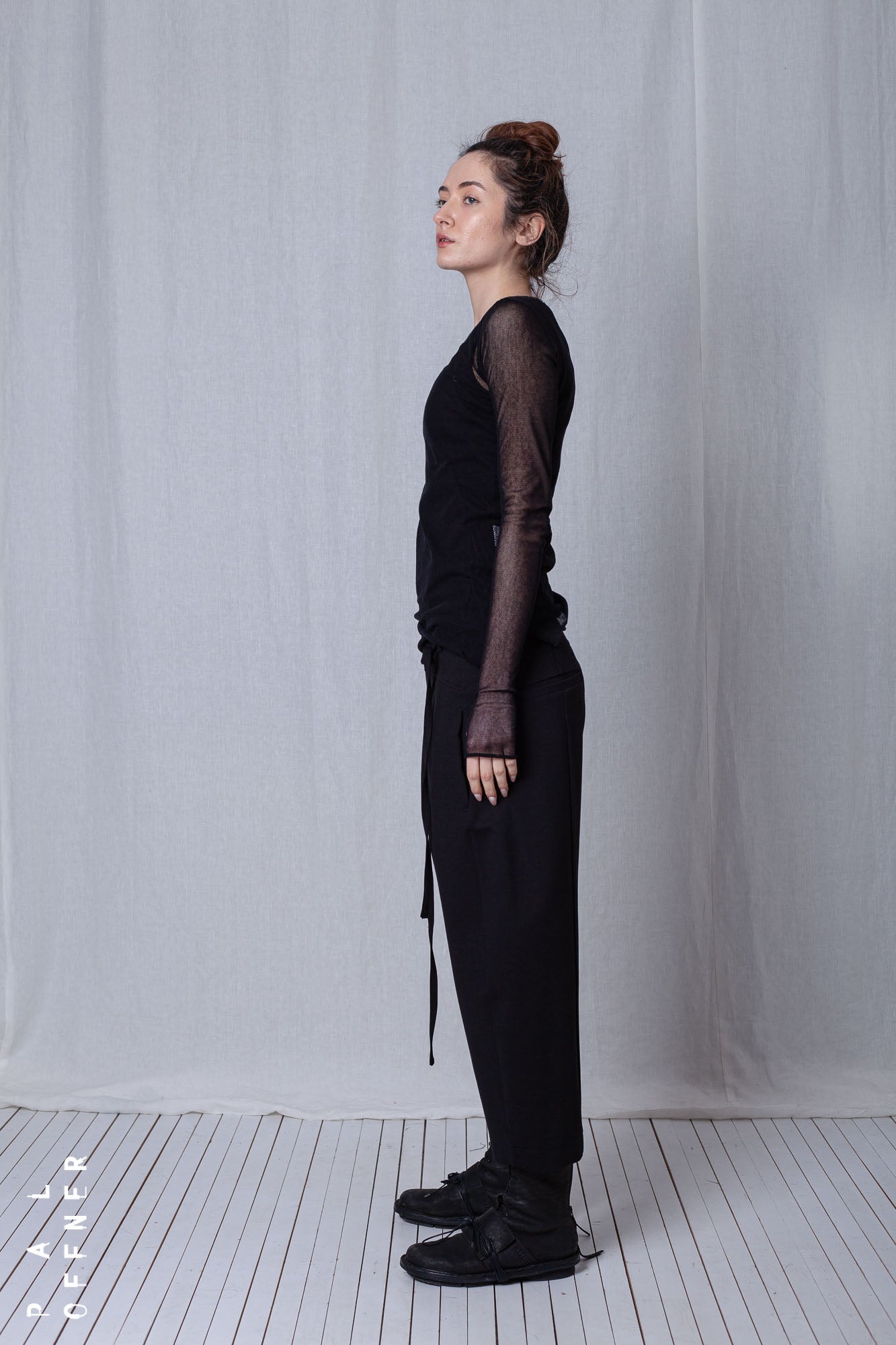 Balloon Fit Trousers_Luxury Bi-Stretch Tricot