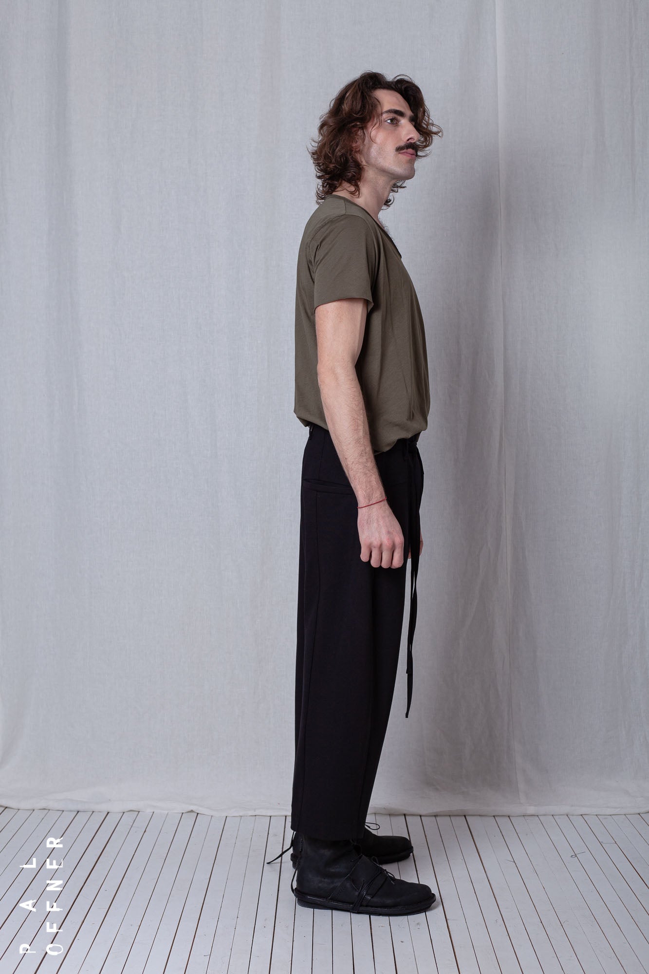 Balloon Fit Trousers_Luxury Bi-Stretch Tricot