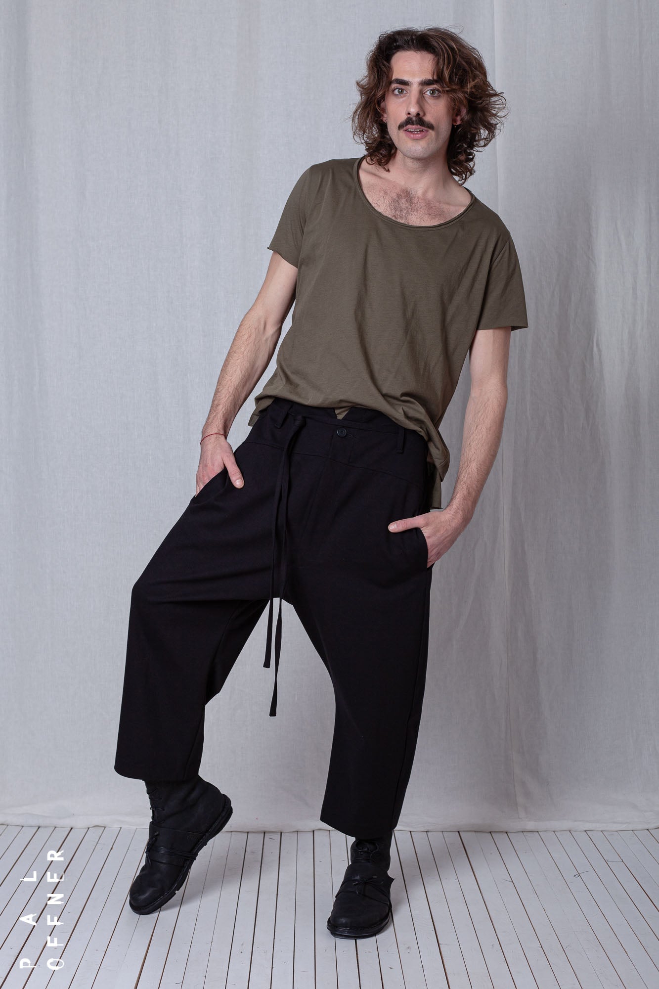 Balloon Fit Trousers_Luxury Bi-Stretch Tricot