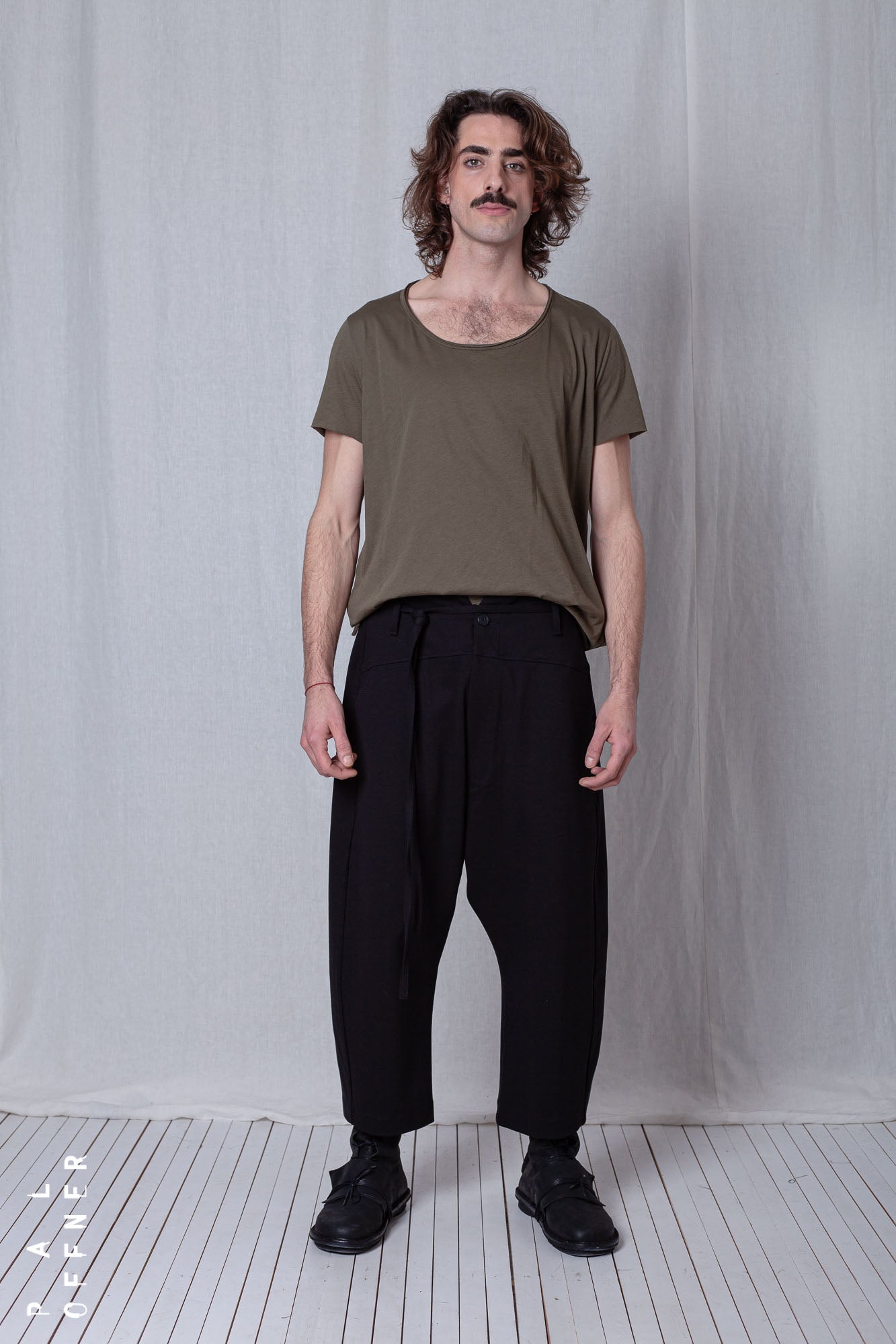 Balloon Fit Trousers_Luxury Bi-Stretch Tricot