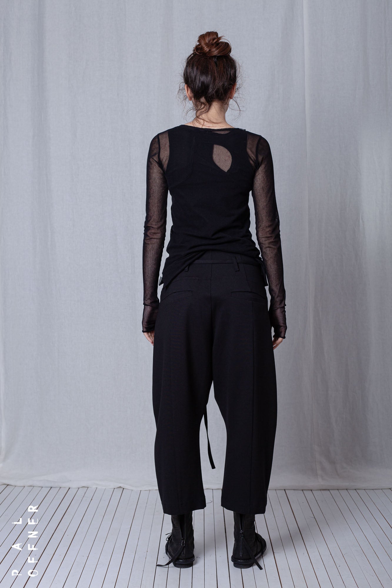 Balloon Fit Trousers_Luxury Bi-Stretch Tricot