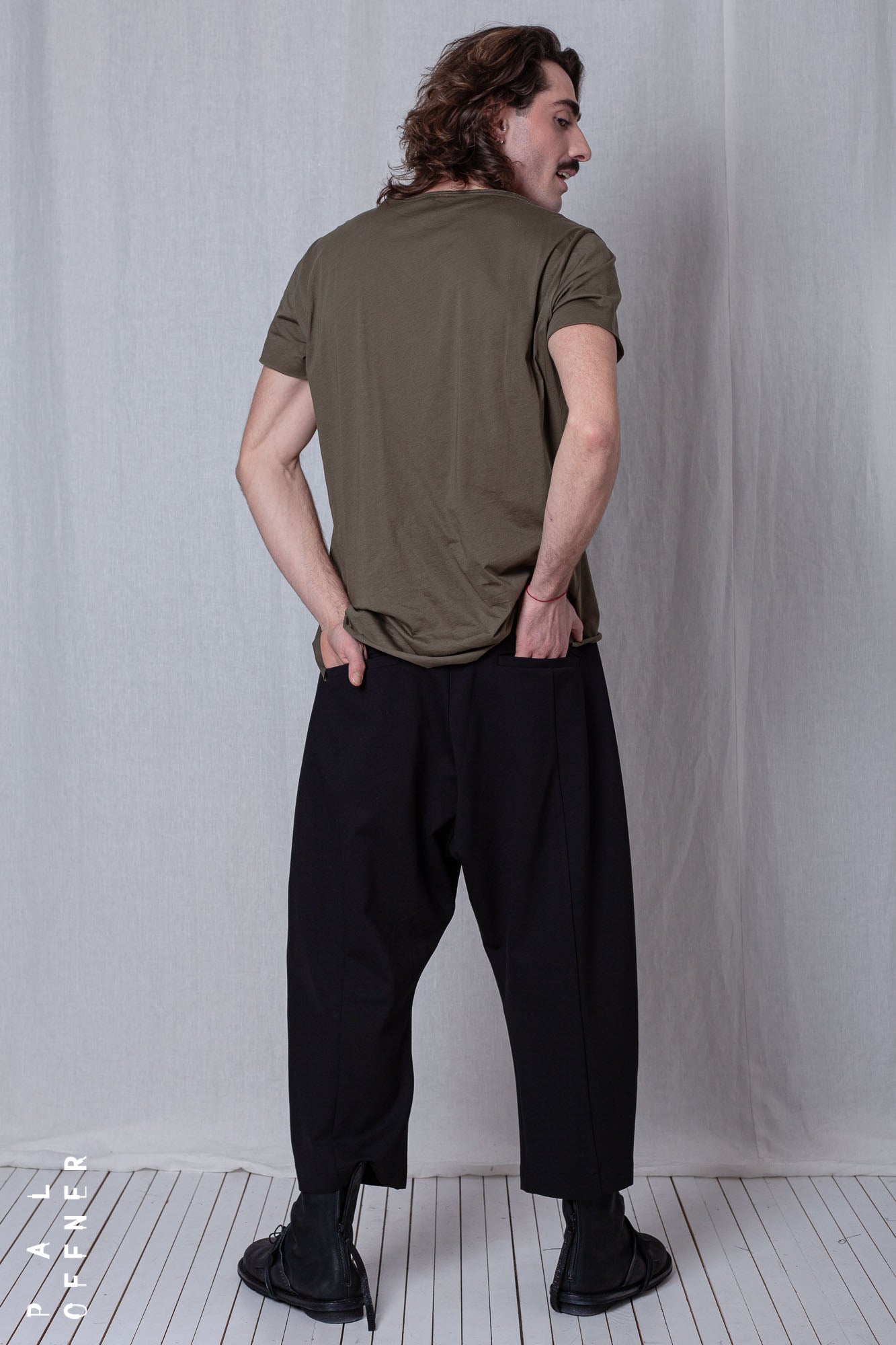 Balloon Fit Trousers_Luxury Bi-Stretch Tricot
