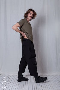 Balloon Fit Trousers_Luxury Bi-Stretch Tricot