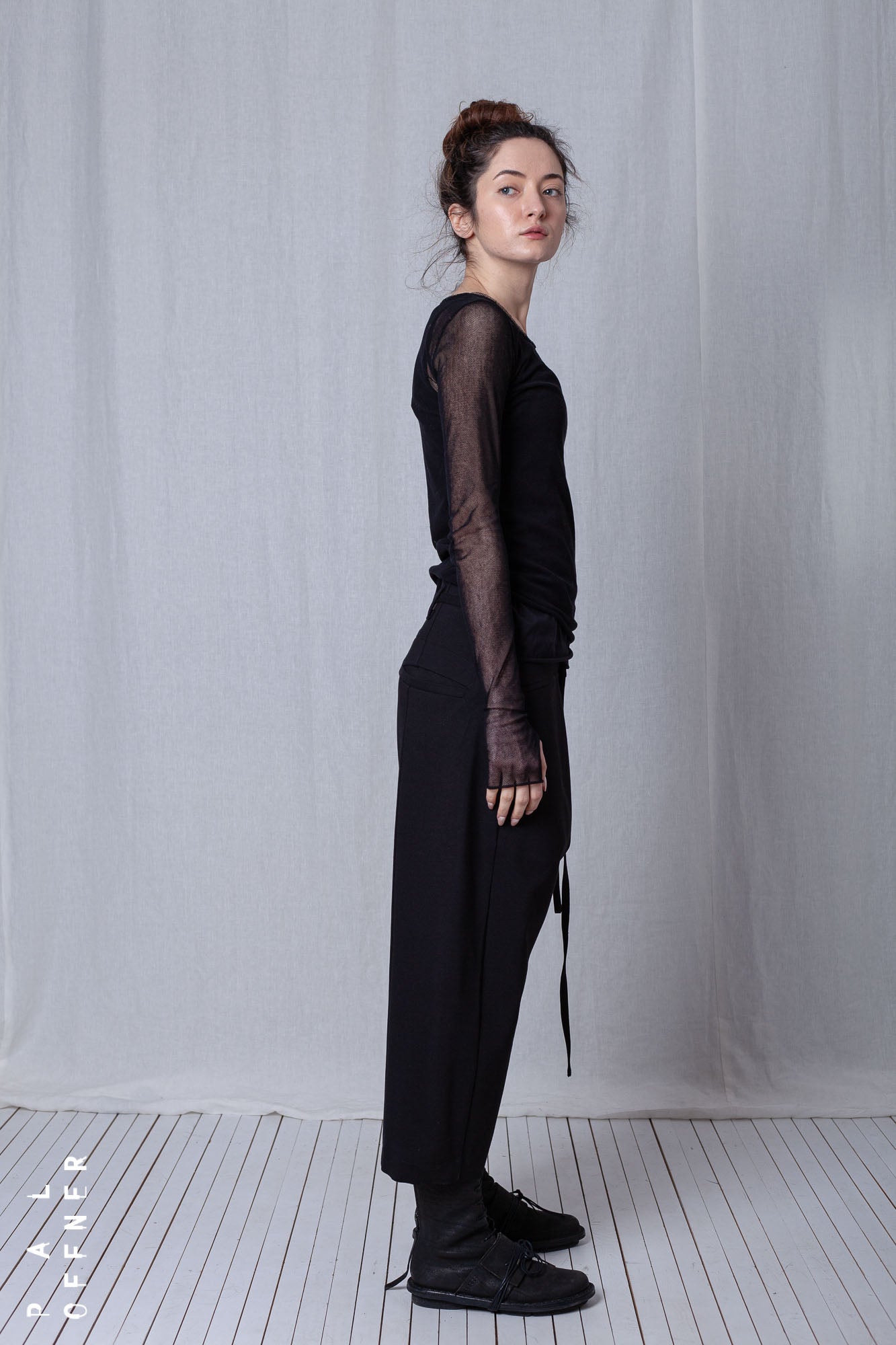 Balloon Fit Trousers_Luxury Bi-Stretch Tricot