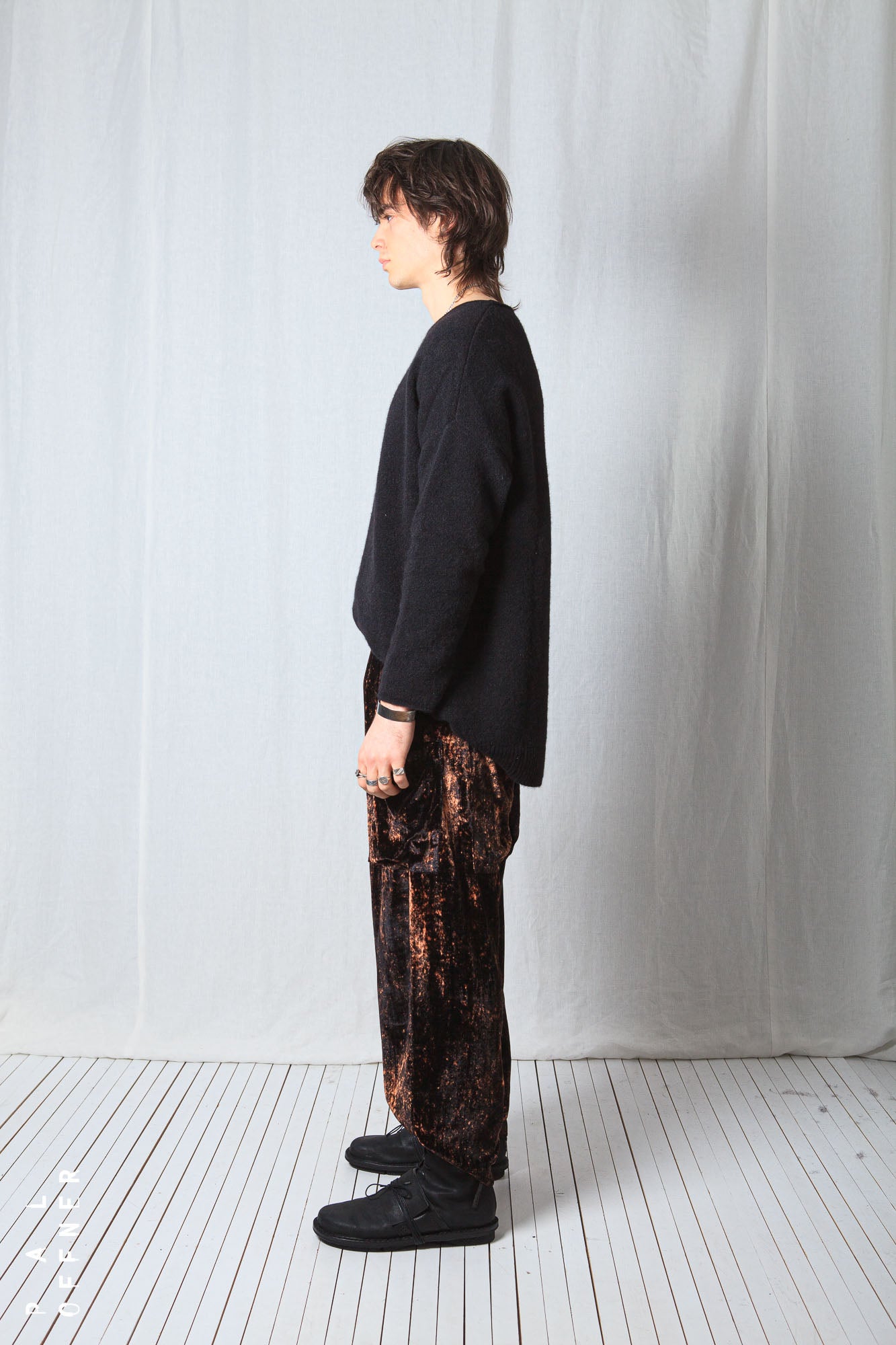 Balloon Trousers_Fluid Velvet