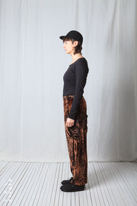 Balloon Trousers_Fluid Velvet
