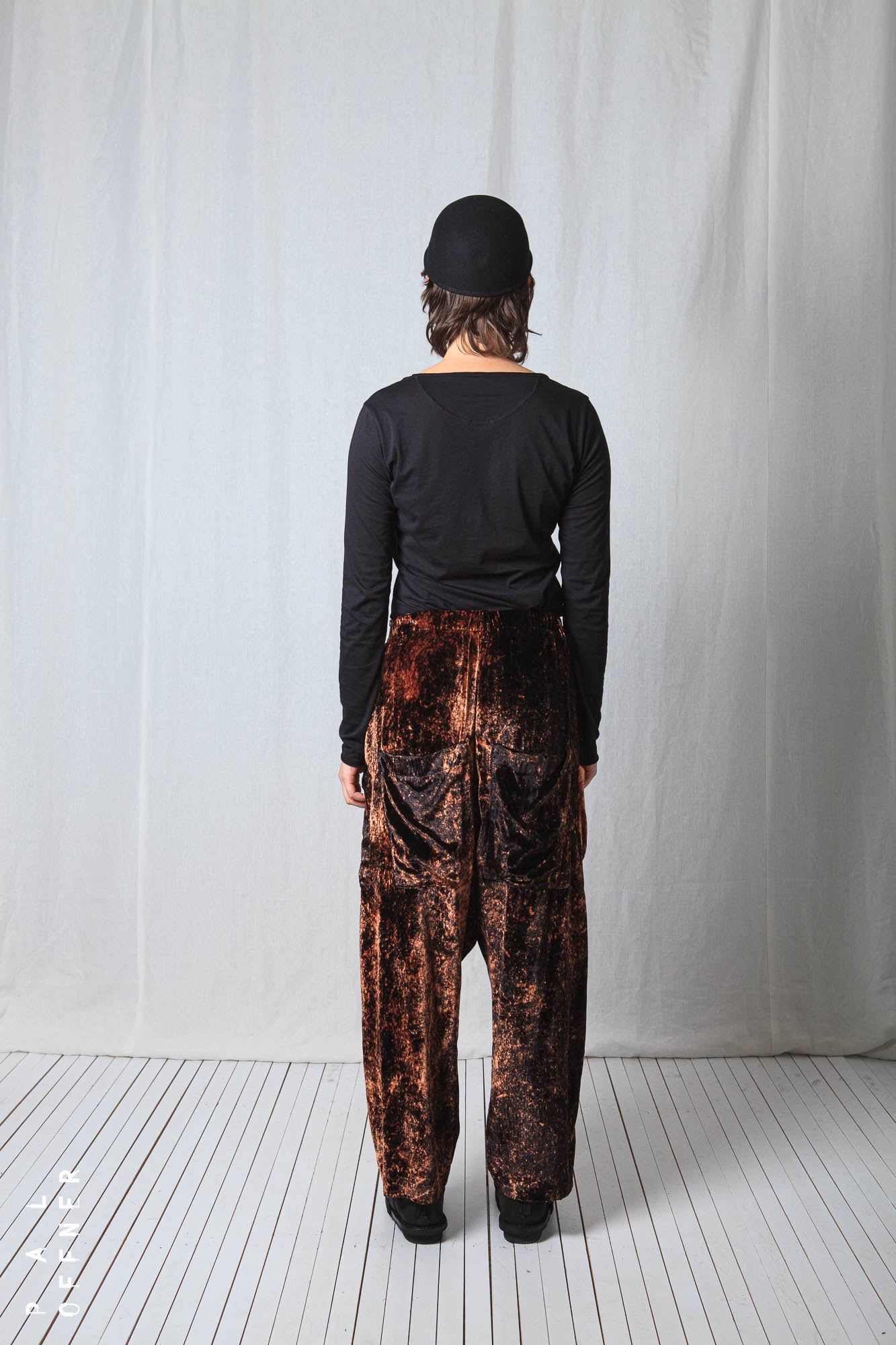 Balloon Trousers_Fluid Velvet
