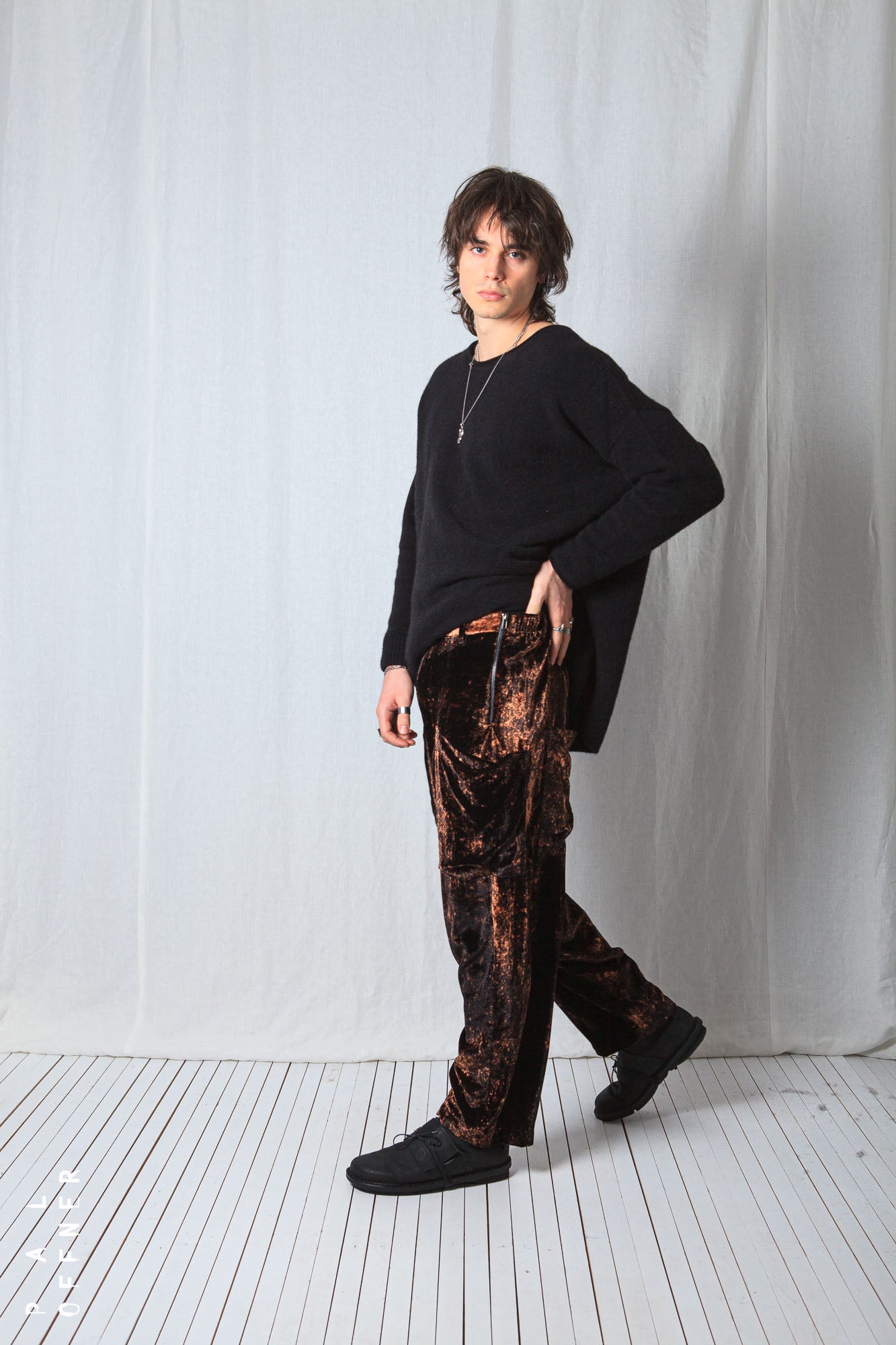 Balloon Trousers_Fluid Velvet