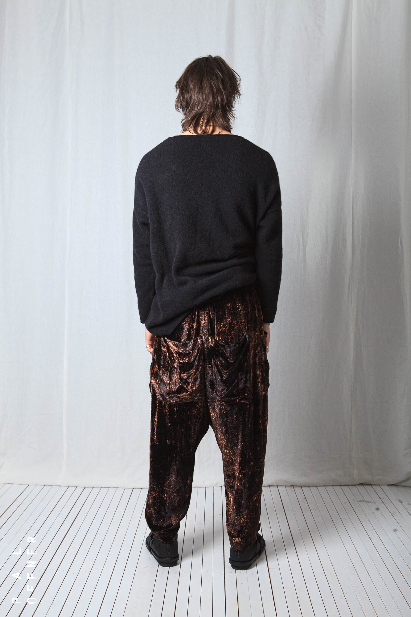 Balloon Trousers_Fluid Velvet