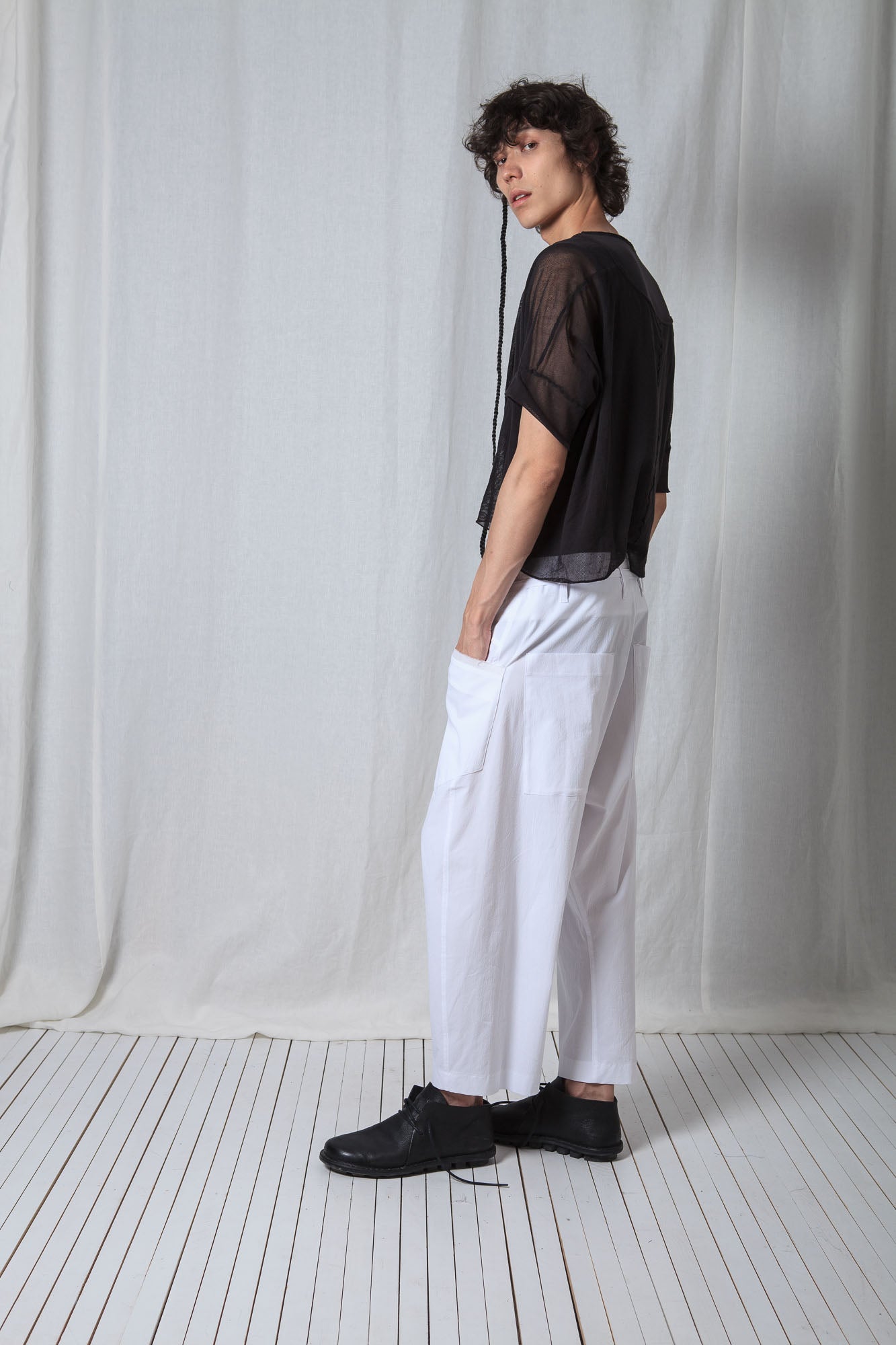 Balloon Trousers_Light Techno Cotton