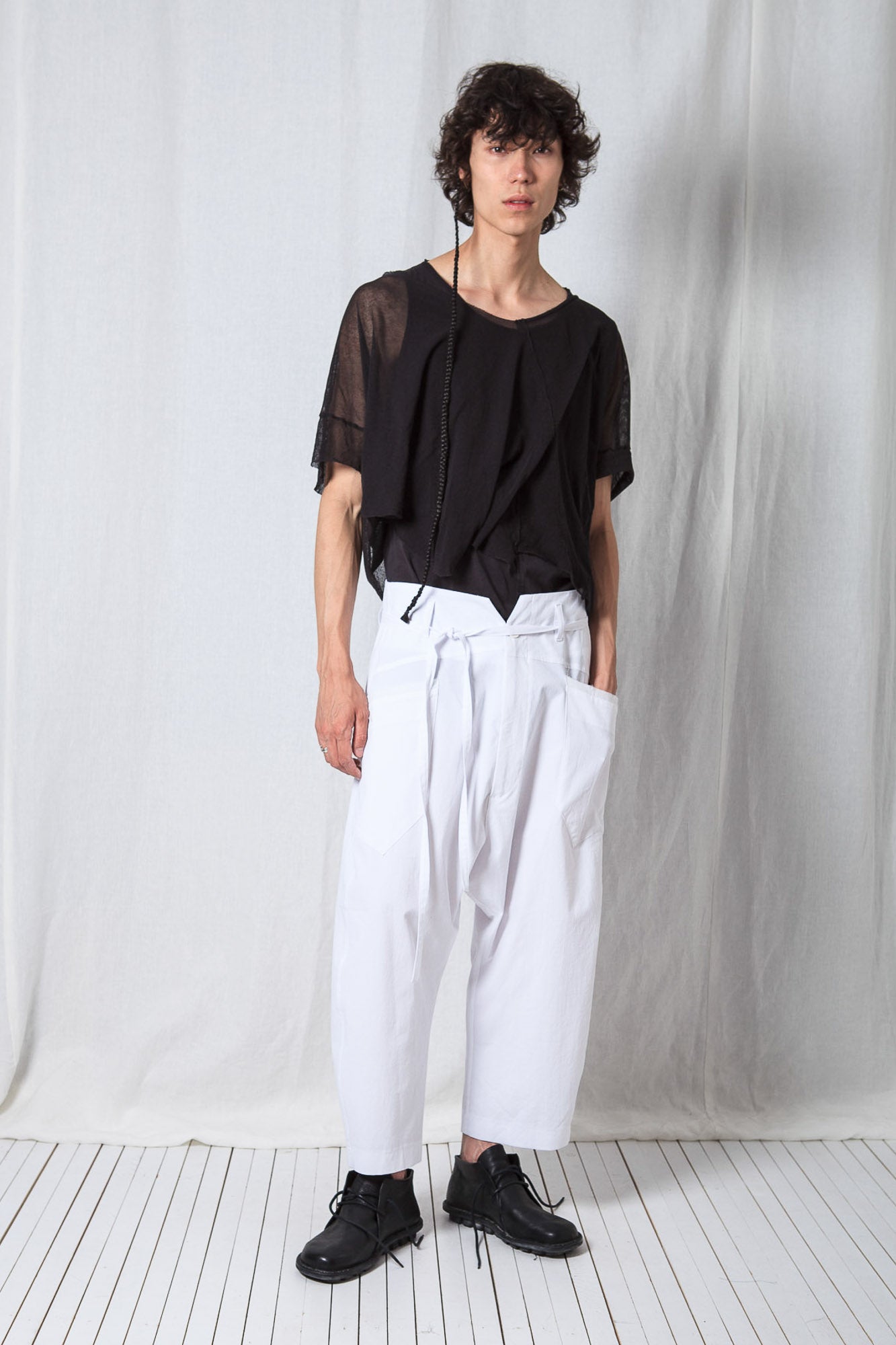 Balloon Trousers_Light Techno Cotton