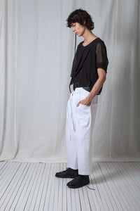 Balloon Trousers_Light Techno Cotton