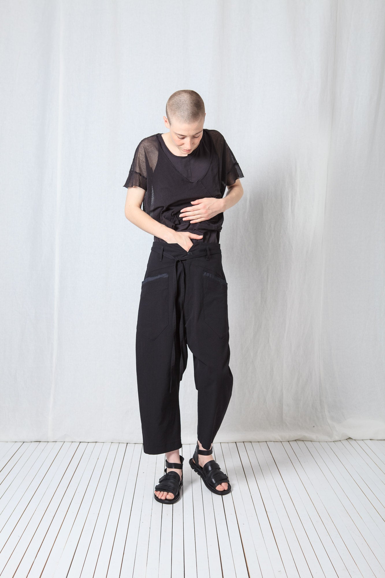 Balloon Trousers_Light Techno Cotton