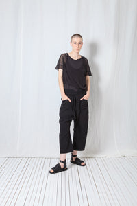 Balloon Trousers_Light Techno Cotton