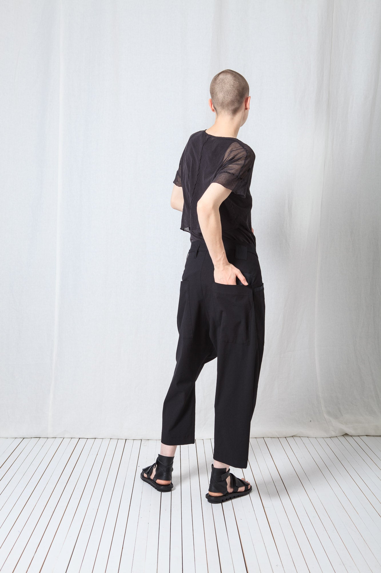 Balloon Trousers_Light Techno Cotton