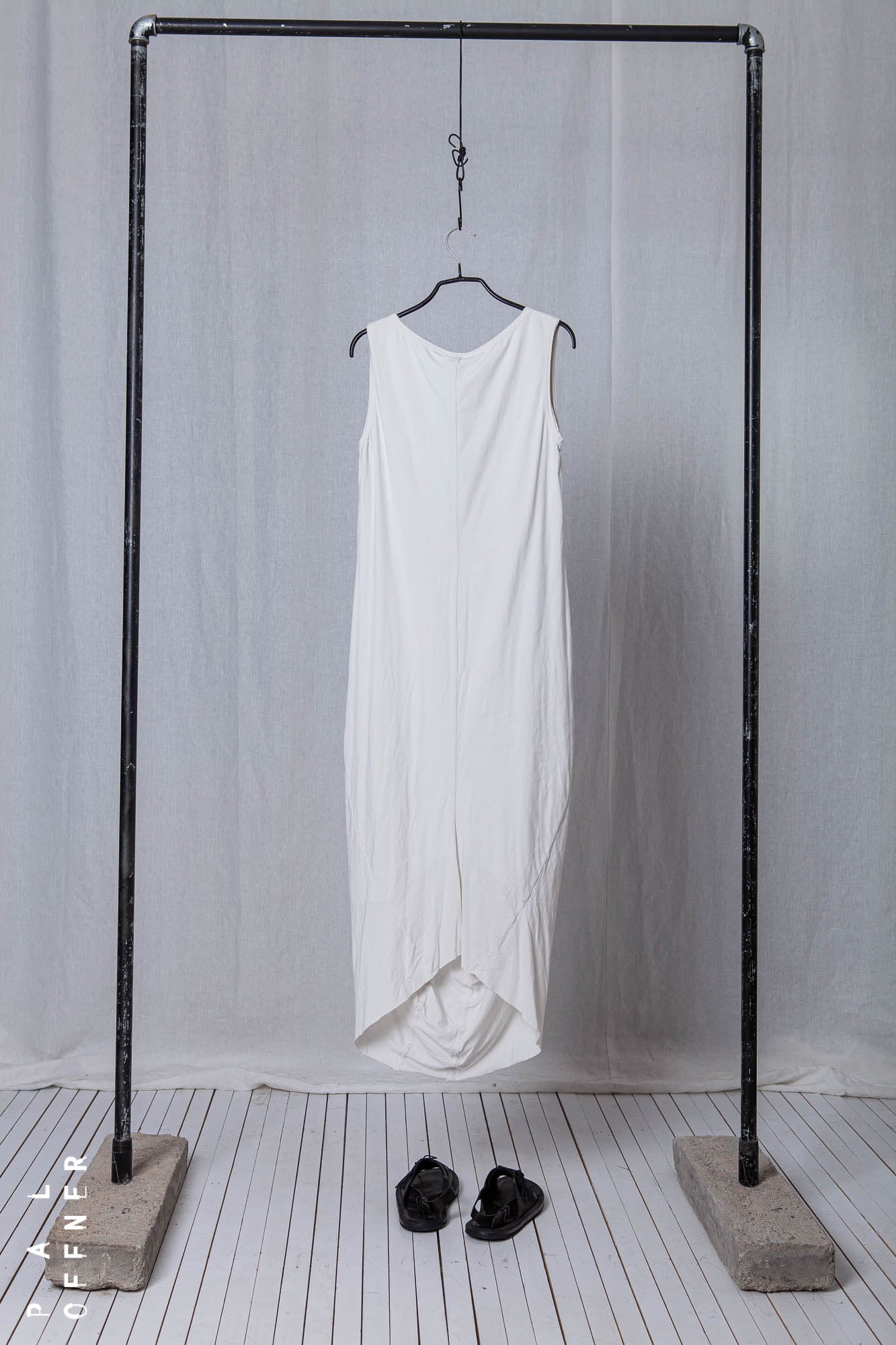 Banana Shape Dress_Cotton Jersey+Poplin