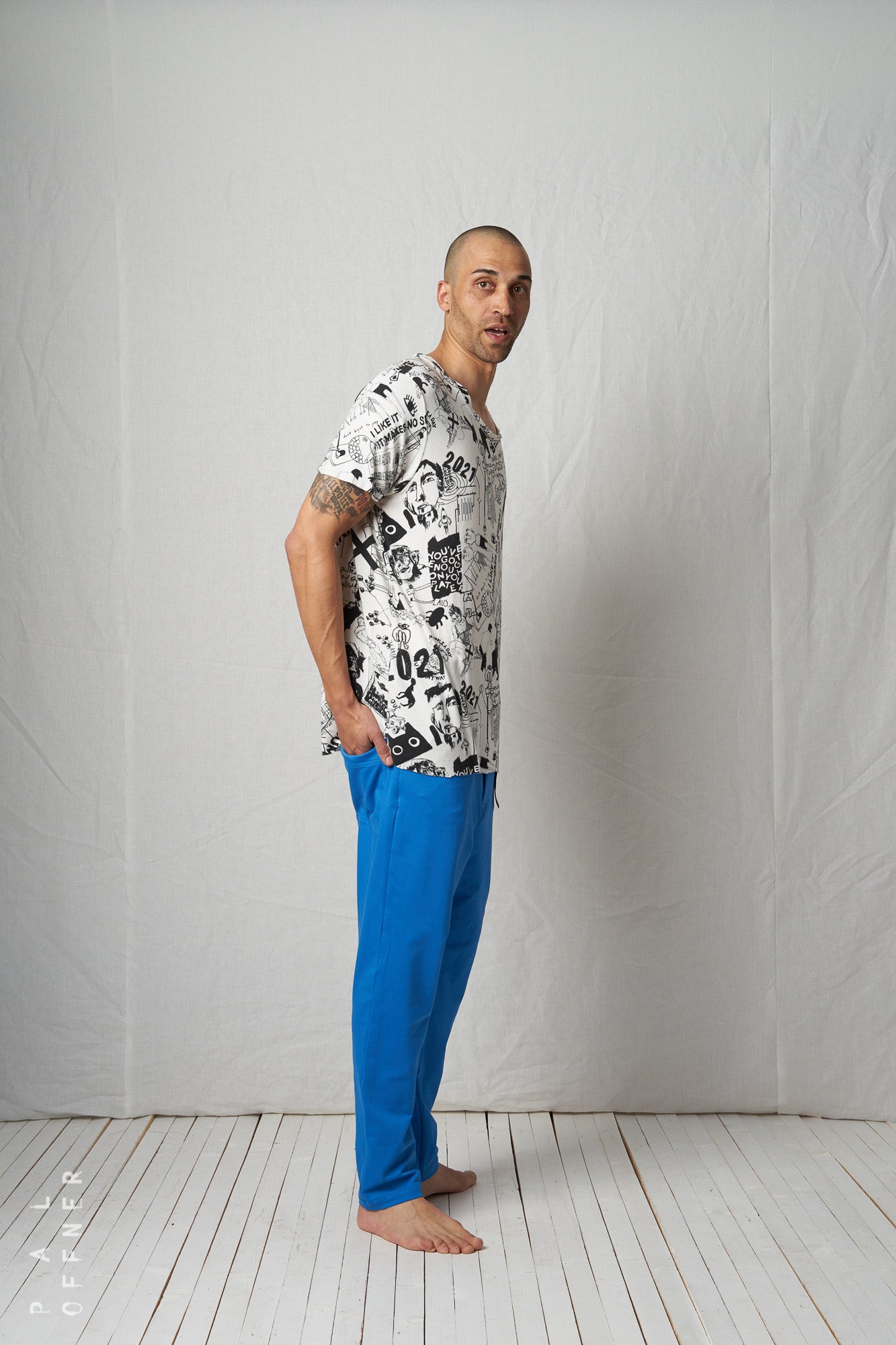 Bit Low Trousers_Cotton Sweat