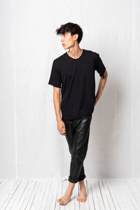 Bit Low Trousers_Leather