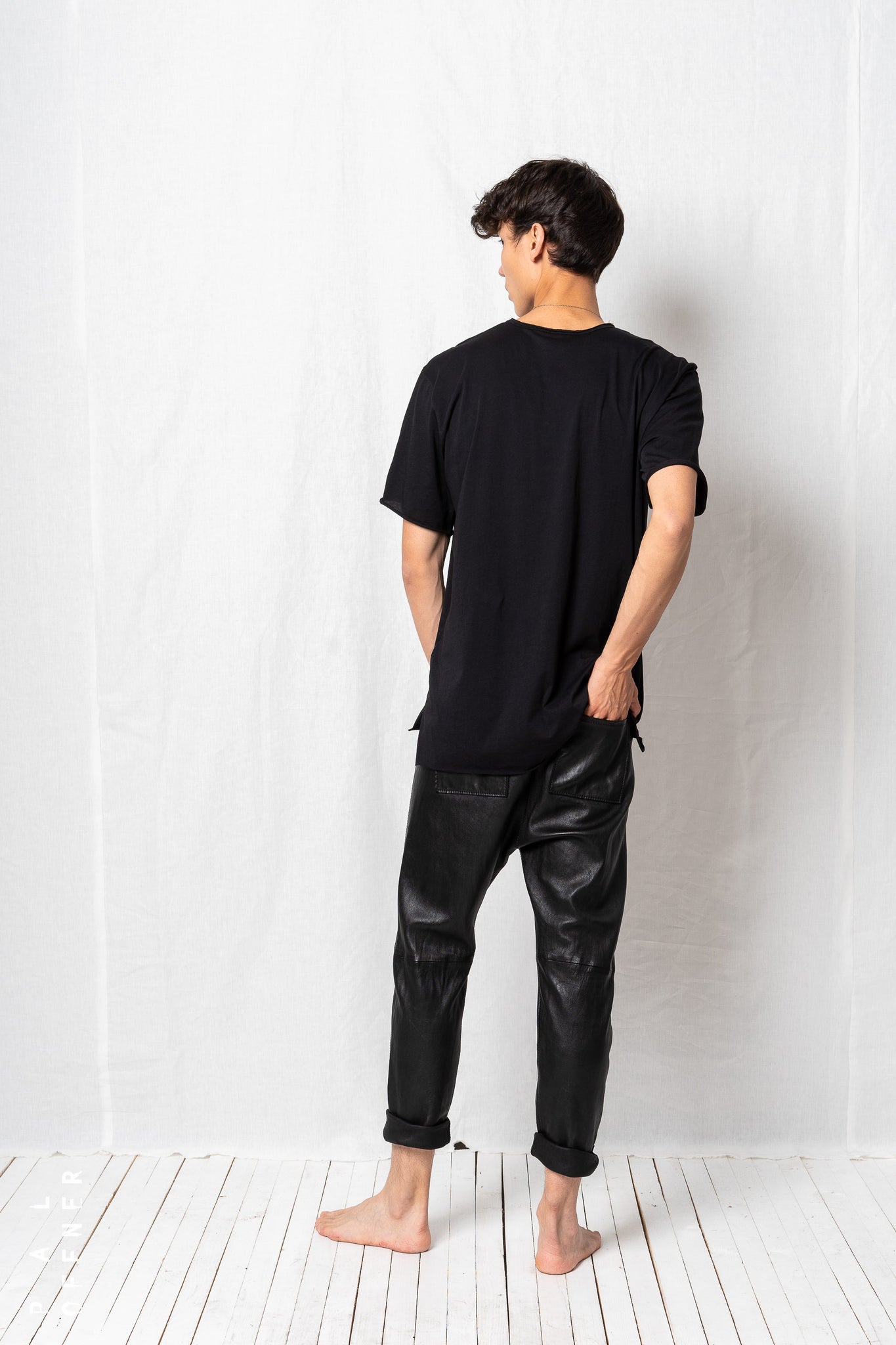 Bit Low Trousers_Leather