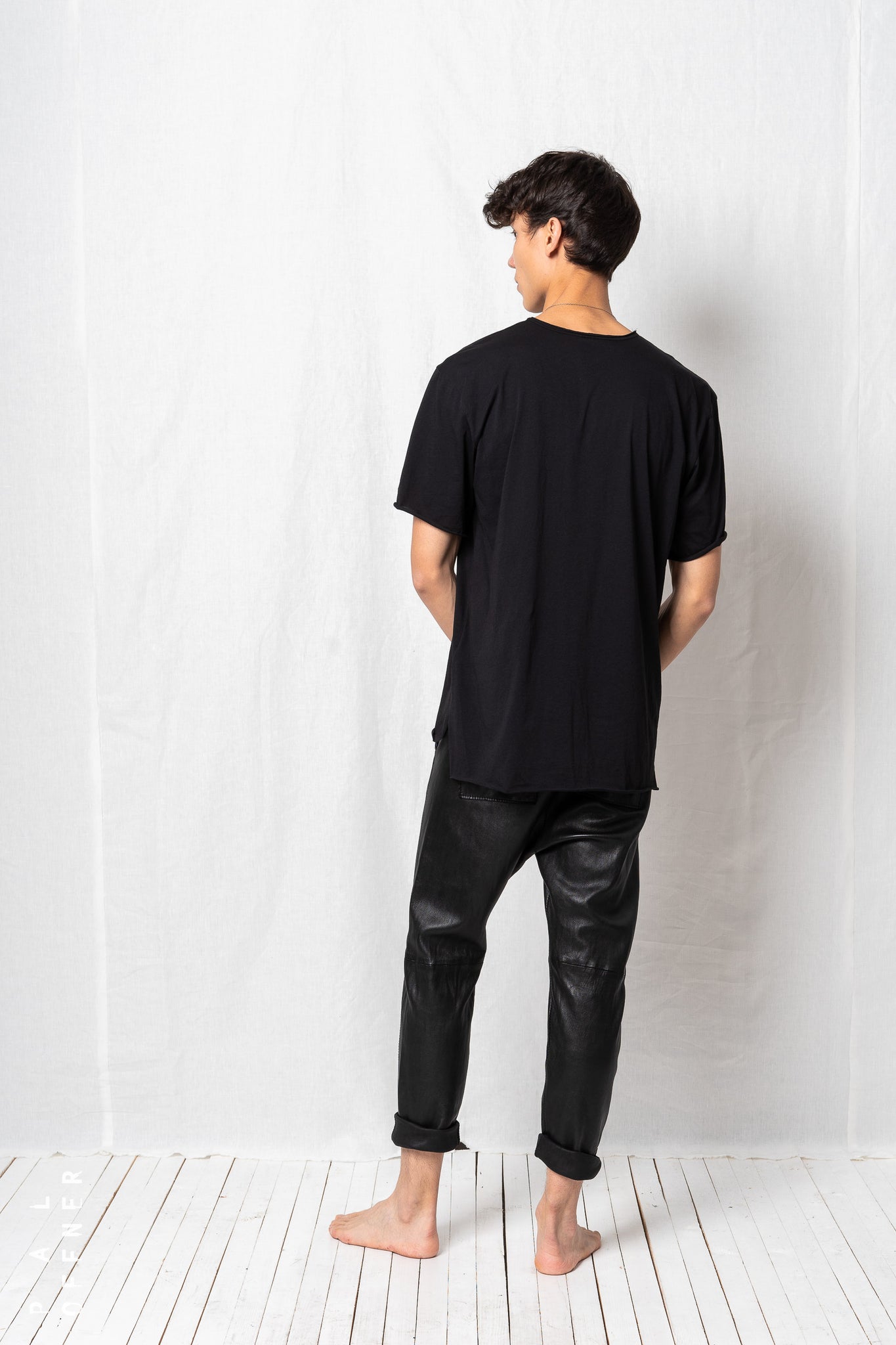 Bit Low Trousers_Leather