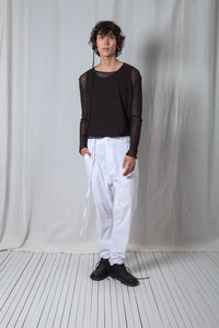 Bit Low Trousers_Light Techno Cotton